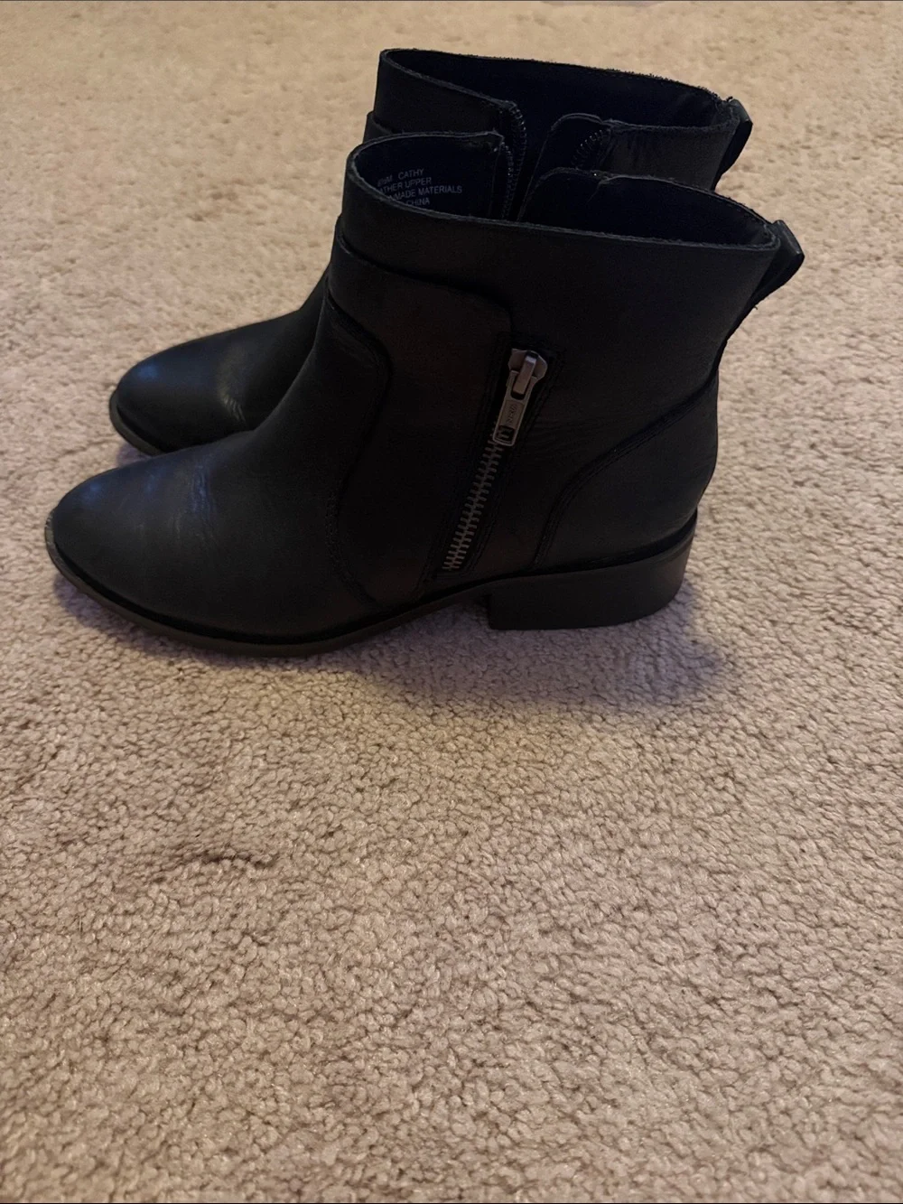 Crown Vintage black ankle boots